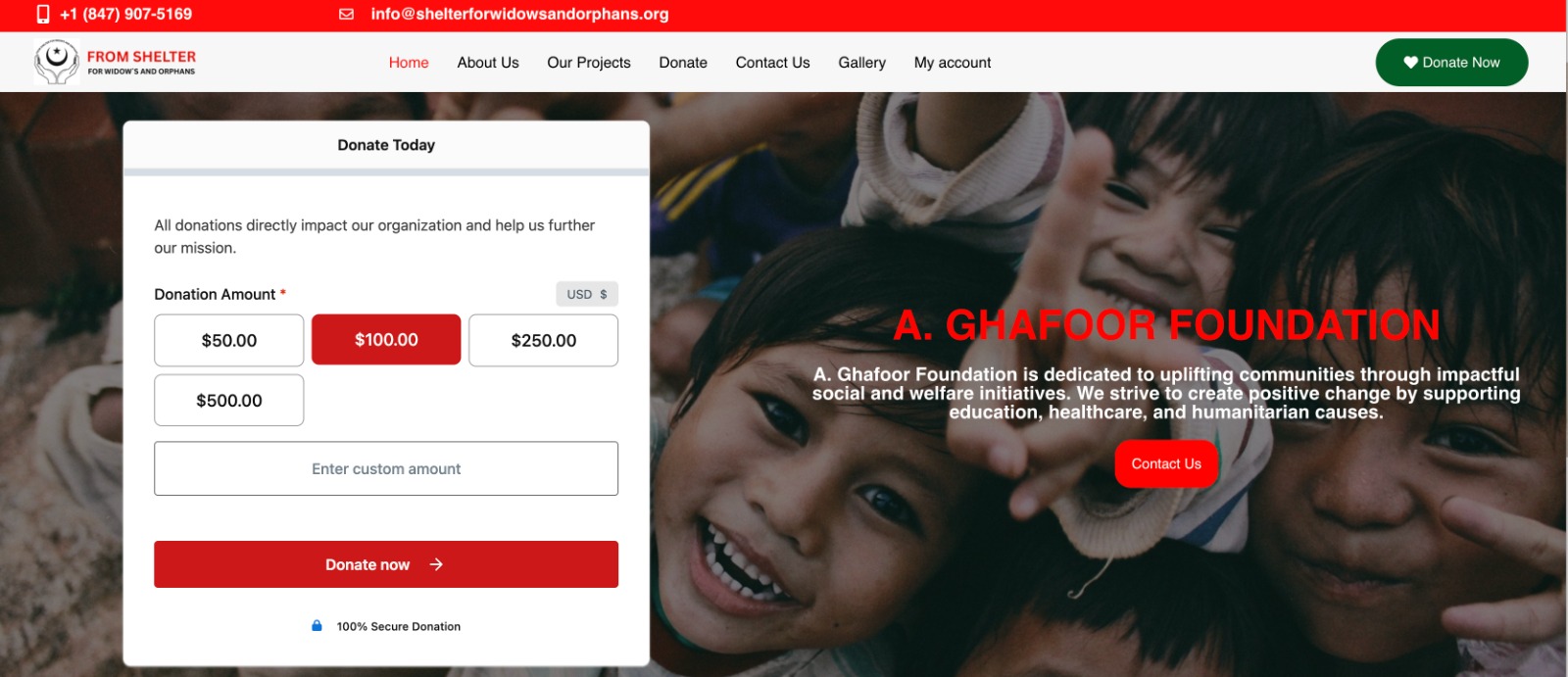 Dhanuka website screenshot
